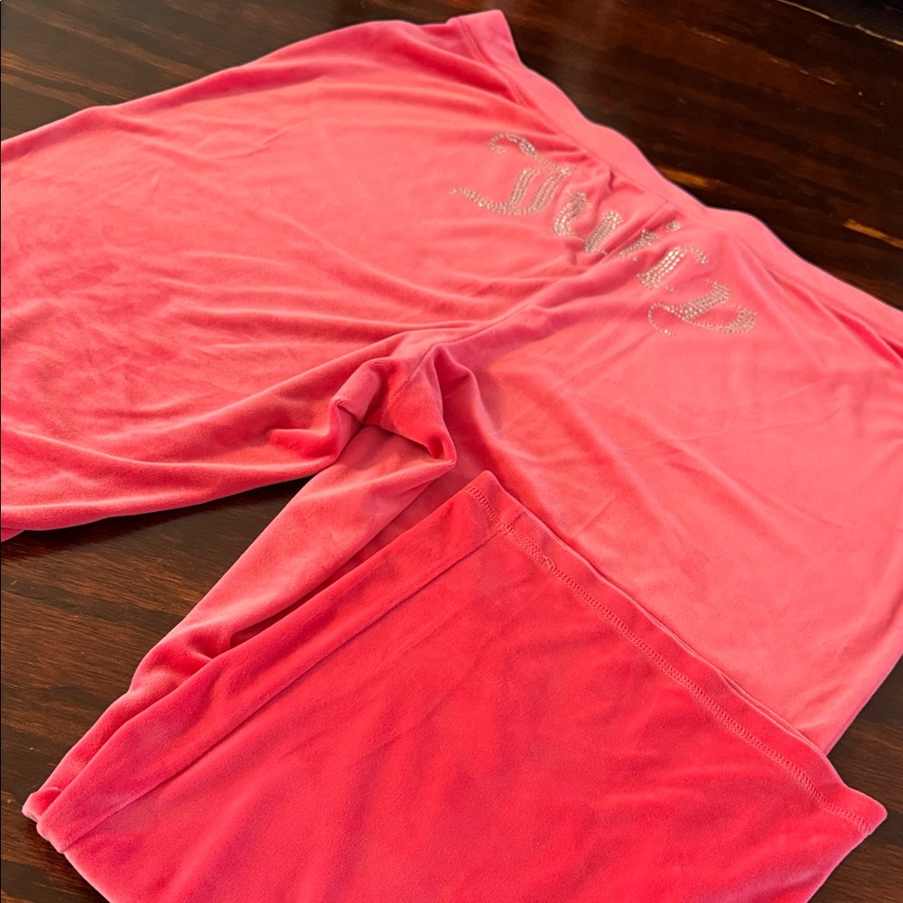 Juicy Couture Coral Velour Lounge Pants